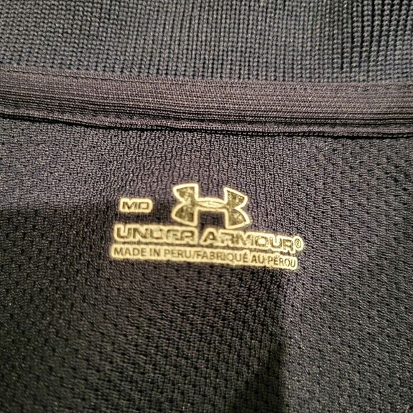 Under Armour Polo University of Auburn War Eagle Knit Mens Size Medium - Picture 3 of 8